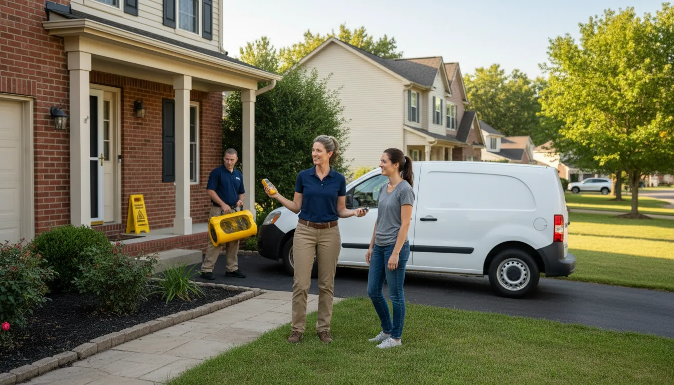 Water restoration image for Dehumidification And Cleanup Services in Schofield, WI